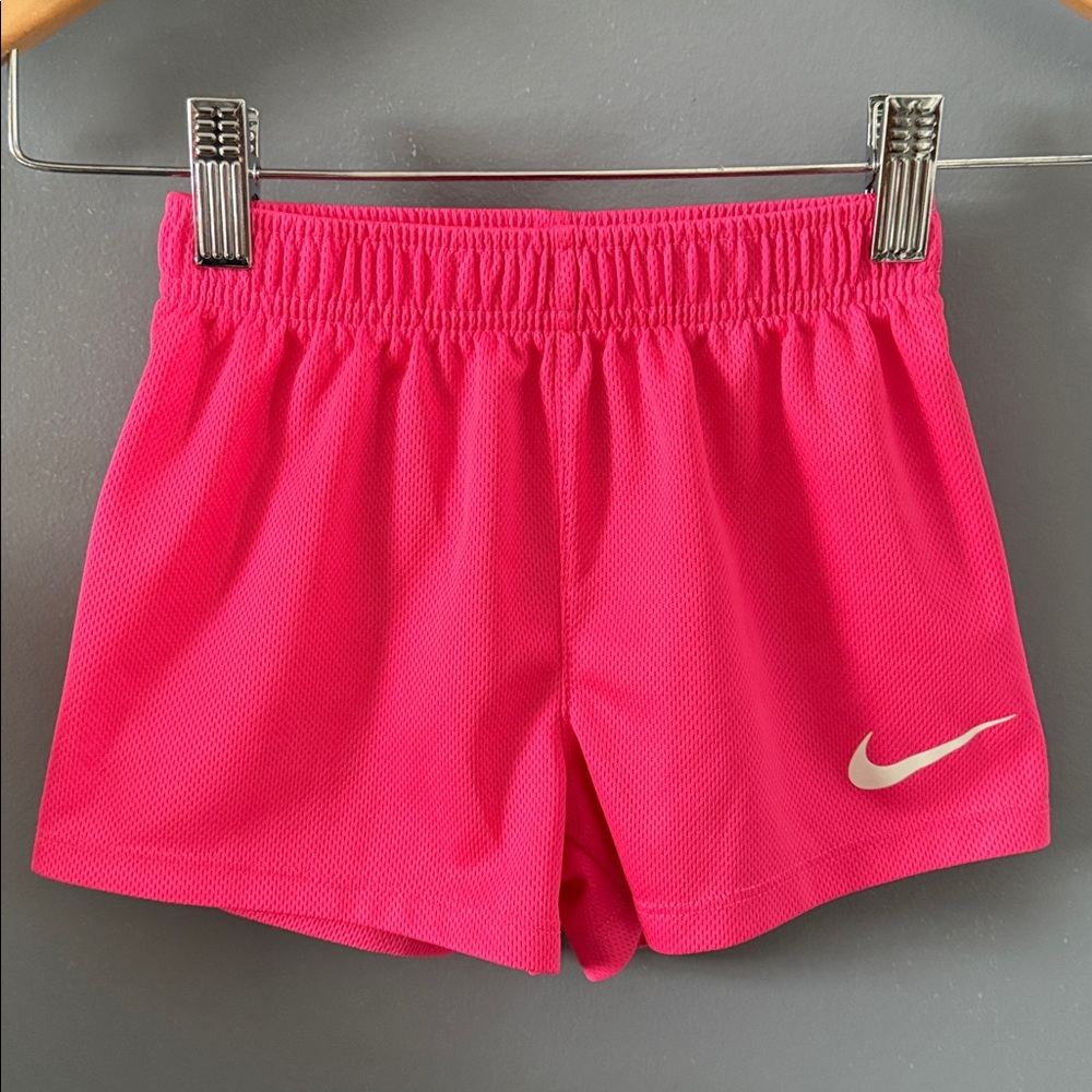 Nike Kids Bright Pink Shorts